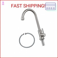 Cold Water Only Faucet SUS304 Stainless Steel Faucet for Kitchen Sink