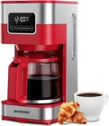 10-Cup Programmable Coffee Maker Drip Machine Strong Brew Auto Shut Off Red