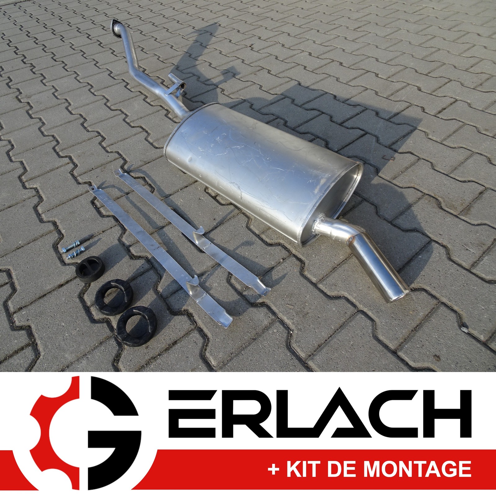 Silencieux arriere BMW E30 318i Touring 1.8 pour restauration et controle technique