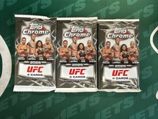 2026 Topps Chrome UFC Factory-Sealed Pack Lot (3) - Three 4 Card Packs