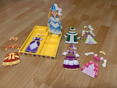 Melissa and Doug Magnetische Prinzessin Holzpuzzle, ankleidePuppe