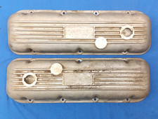 Vintage Ansen Big Block Chevy Aluminum Finned Valve Covers 396 427 Vintage Ansen Big Block Chevy Aluminum Finned Valve Covers 396 427