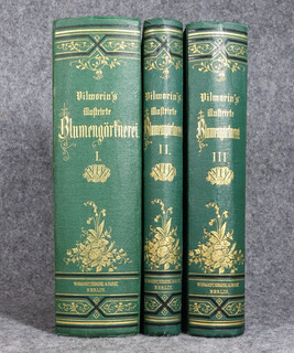 1873 PRACHTAUSGABE Gartenbau BLUMEN Garten Botanik Park Gärtner Vilmorin