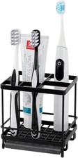 Carbon Steel Toothbrush Holders for Bathrooms, 5 Slots Kids Electric Tooth Brush