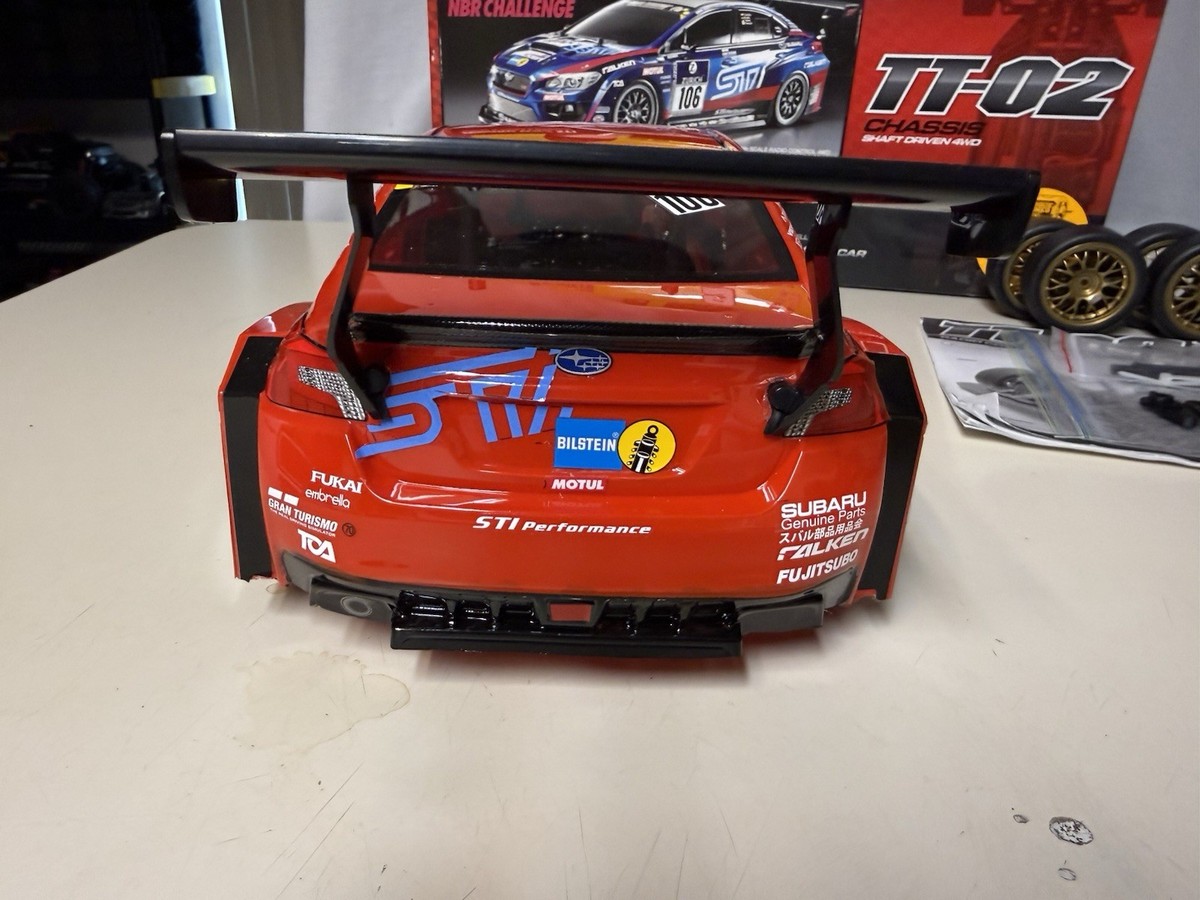 RTR Tamiya TT-02 Subaru WRX STI 24h Nurburgring 1/10 4WD Electric