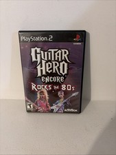 Guitar Hero Encore: Rocks the 80s (PlayStation 2 PS2) Black Label CIB Complete
