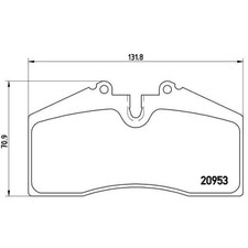 Kits de frein Porsche 968