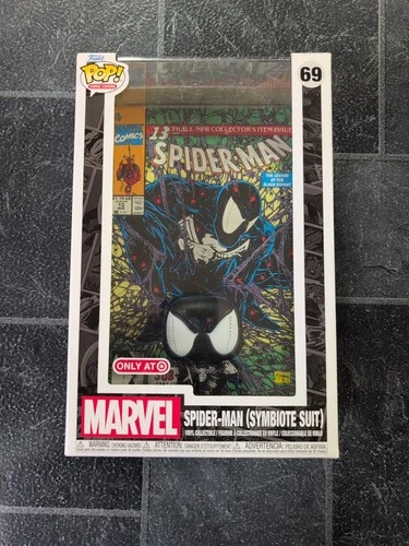 Funko Pop! Comic Book Cover with Case: Marvel - Spider-Man (Symbiote Suit) -...