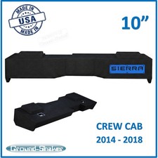 Gmc Sierra Crew-Cab 2014-2018 10" Dual Sub Box Sealed 10" Subwoofer Box Blue