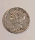 1934 D Mercury Dime - Very Fine - 90% Silver -  10c -  Winged Liberty - US Coin