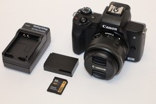 Canon EOS M50 Mark II Digital Camera w/ 15-45...