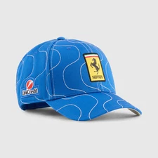 Scuderia Ferrari 2025 Team Special Edition Monza GP Cap Blue