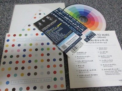 30 seconds to mars / love lust faith + dreams / / /JAPAN LTD CD OBI Bonustrack