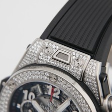 HUBLOT Big Bang Unico Titanium Pavé 411.NX.1170.RX.1704 Warranty 2019 Box/Paper 23