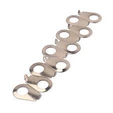 For Gibson Les Paul Chrome 8.5MM Guitar Indicator Knob Pointer Plates Kits 10Pcs