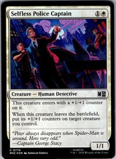 Selfless Police Captain 774 Marvel Super Heroes Magic: The Gathering Foil NM