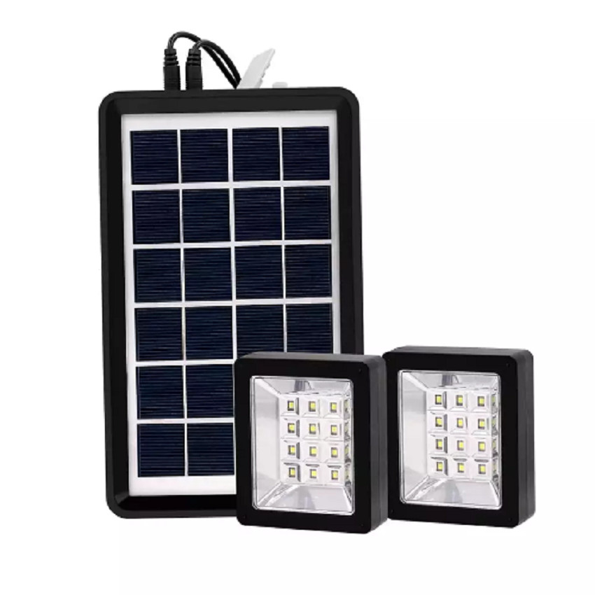 Andowl Q-D630 Kit Solare Portatile 6V 3W per Outdoor e Emergenza