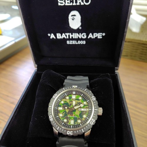 Seiko Bathing Ape Cheap Seiko Bape Watch Sale Ready Stock Brand