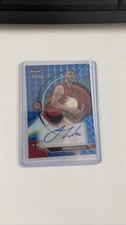2023-24 Topps Finest Jock Landale Blue Geometric Refractor Auto 92/99