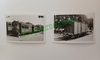 2 Fotos Eisenbahn BZUe Zürich–Uetliberg 1957 Chemin de fer Uetlibergbahn