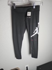 Nike Jordan Girl  s jumpmanLeggings Youth Size M 10-12 Yrs BLK NWT MSRP 30