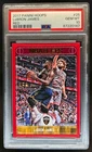 2017-18 Panini Hoops LeBron James Red #/49 Cavaliers PSA 10
