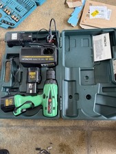 Hitachi Drill Cordless With 3 Batteries A Charger And A Case Full Working Order
