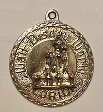 Vintage Walt Disney World Florida Sterling Charm /Pendant. Castle Gold Color