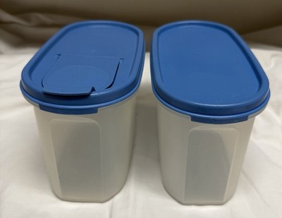 Pair Tupperware #2 Modular Mates Storage Containers
