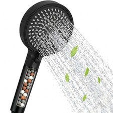 Filtered Shower Head with Handheld High Pressure 3 Spray Mode Showerhead