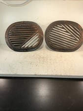 Lot Of 2 Oem Gm 1958 Chevrolet Impala Bel Air Kick Panel Fresh Air Vent Cover