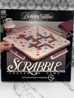 VINTAGE Scrabble Deluxe Edition COMPLETE Milton Bradley 1989 Crossword Word Game