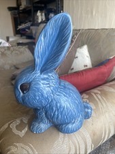 Large 1028 Sylvac Blue Rabbit 10? High 25cm