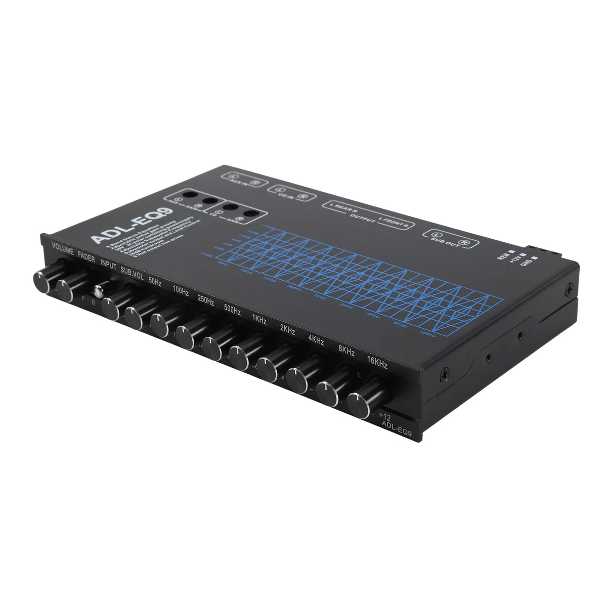Equalizzatore Per Auto Suuonee – 7 Bande Con Retroilluminazione, Controlli Crossover E Subwoofer, Per Migliorare Il Suono Dell'impianto - 5