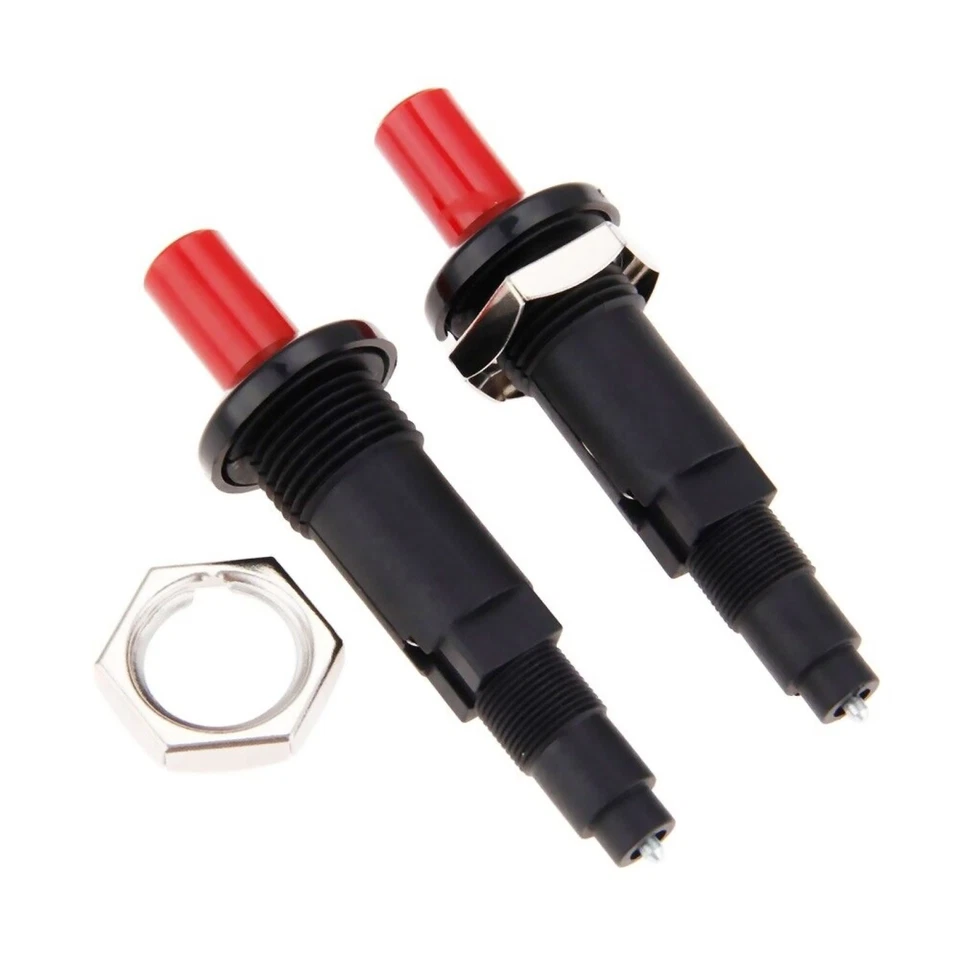 2 Pcs Universal Piezo Spark Ignitor Kit Push Button Igniter Gas Grill BBQ Stove - Image 2 of 4
