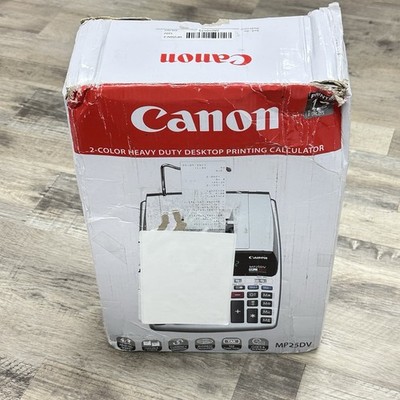 Canon Heavy Duty Desktop Printing Calculator MP25DV - New Open Box