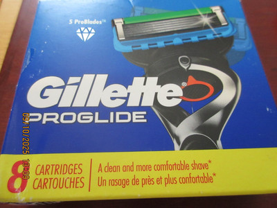 Gillette Proglide Razor Blade 8 Refill Cartridges 5 Blades Also Fits Power