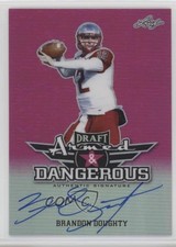 2016 Leaf Metal Draft Pink Prismatic 9/15 Brandon Doughty #AD-BD1 Auto 0af