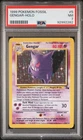 Pokémon Gengar TCG Holo Card 5/62 Fossil PSA 7 NM