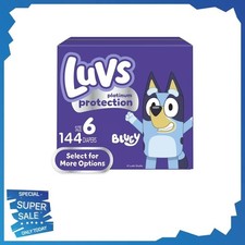Luvs Diapers Size 6 144 Count freeshipping