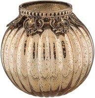 Teelichthalter Clayre & Eef 6GL2209 - Ø 10X10 Cm Gold