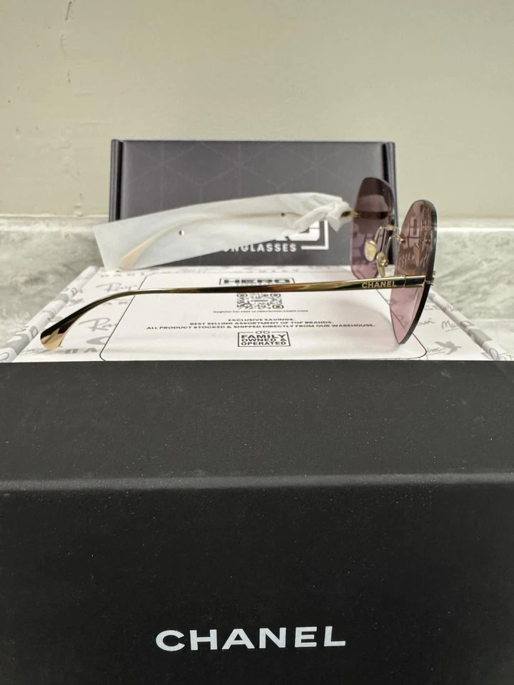 CHANEL | NUEVO | 4271T | 4271T C3959T | DORADO | DEGRADADO MARRÓN A VIOLETA Foto 4 de 4