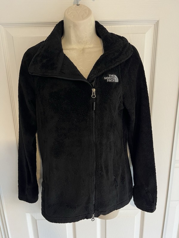 Women’s The North Face Osito Jacket Black Side Zip Extra Small - GUC