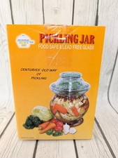 2.5 Liter Fermentation Pickling Jar Wide Mouth Water Seal Airlock Lid