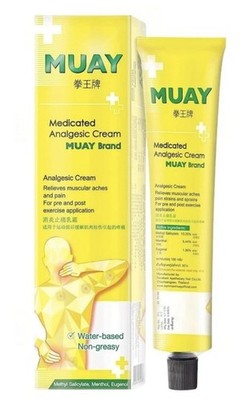 Muay Thai Boxing Cream 100g Muscle Pain Relief, Warm Up! & Post-Workout Massage