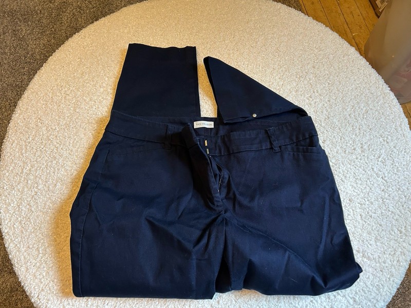 Euc Navy Blue Van Heusen Stretch Dress Pants Size 14