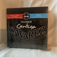 Savarez 510ARJ Alliance Cantiga Classical Guitar Strings Mixed Tension