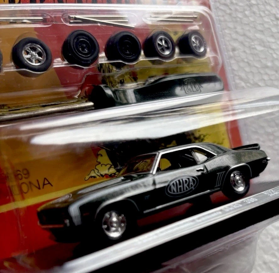 Chevrolet Camaro 1969 escala SS/RS 396 máquinas 1/64 M2 ruedas automáticas R12 NHRA  Foto 4 de 4