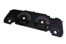 for Jeep Wrangler JK Rubicon - Replacement tacho dial - converted from MPH to Km