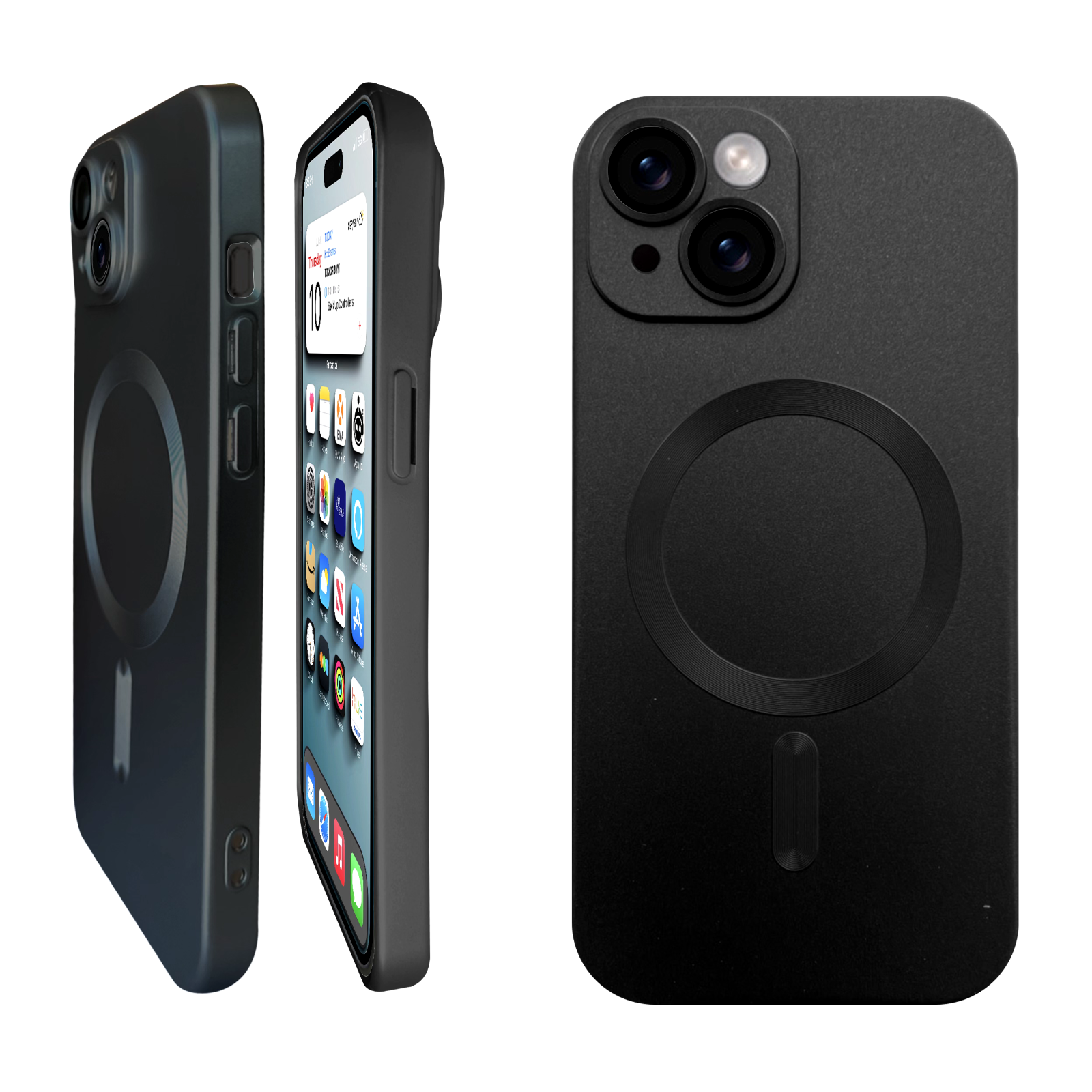 NOVUS Full Body iPhone 15 PLus Case - Military-Grade, MagSafe, Wireless Charging